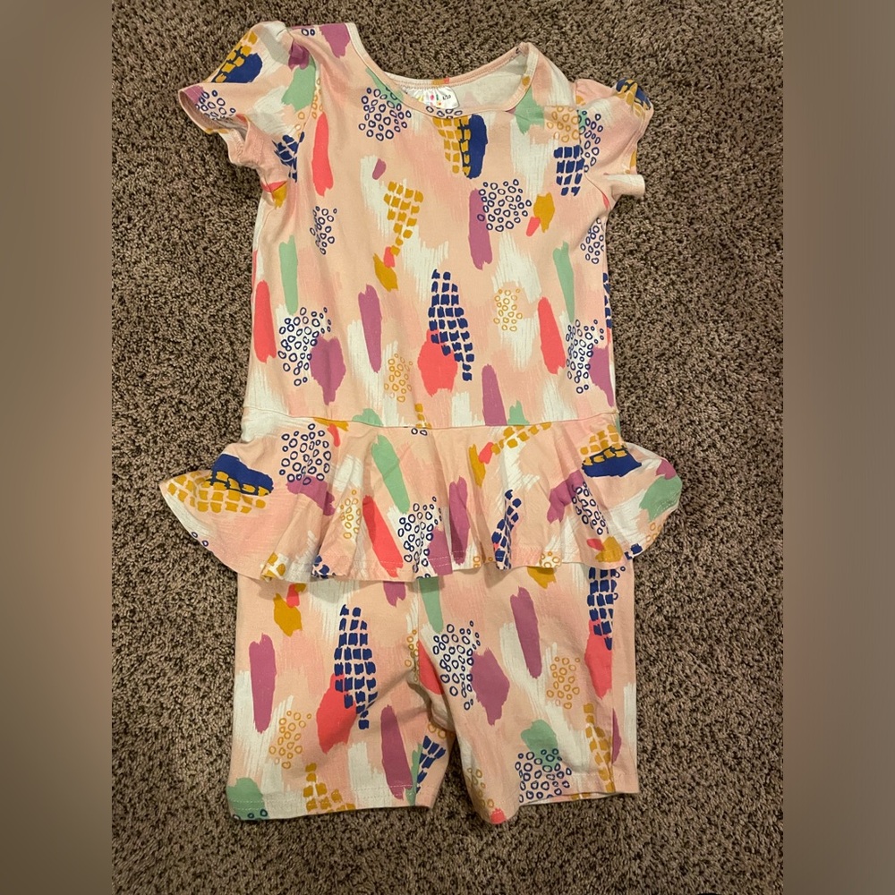 Dot dot smile girls 8/10 romper